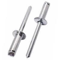SKIR'CO Blindnieten Aluminium 6x14 mm mit Stahlstift, DIN 7337