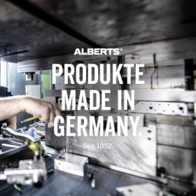 Alberts U-shaped support profile, type B, galvanized, 60x100 mm