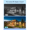 Reobiux 2K PTZ Outdoor Camera WiFi – 360° View, Night Vision, IP66