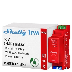 Shelly Pro 1PM - Wi-Fi DIN Schalter mit Energiezähler