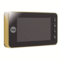 Yale Electronic Door Viewer Gold with Video, Motion &amp; Bell