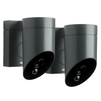 Somfy Outdoor Kamera Set, 2 Stück, Full HD, Sirene & Smart-Erkennung