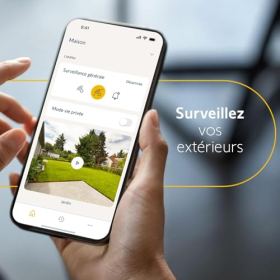 Комплект вуличних камер Somfy, 2 шт., Full HD, сирена та інтелектуальне виявлення