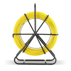 Cinta de fibra de vidrio 100m – 6mm, con carrete de acero y mecanismo de retracción