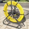 Fiberglasband 100m – 6mm, mit Stahlspule und Rückziehmechanismus