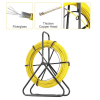 Fiberglasband 100m – 6mm, mit Stahlspule und Rückziehmechanismus