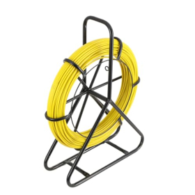 Cinta de fibra de vidrio 100m – 6mm, con carrete de acero y mecanismo de retracción
