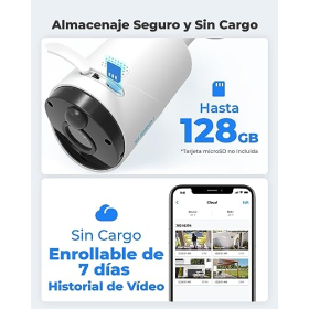 Reolink 2K Solar WiFi Camera, Night Vision, Detection, Alexa/Google