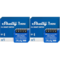 Shelly 1 Mini Gen3, Wi-Fi релейный переключатель, 1 канал, Alexa/Google Home, управление через приложение