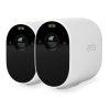 Arlo Essential Spotlight Außenkamera 2er Set, 1080p, WLAN, mit Bewegungserkennung