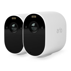Arlo Essential Spotlight Außenkamera 2er Set, 1080p, WLAN, mit Bewegungserkennung
