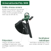 Bosch UniversalGardenTidy 3000 – Leaf vacuum & blower, 3000 W, 50 L bag, variable speed
