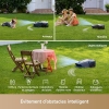 MOVA 1000 Robot Lawn Mower, 360° LiDAR, App Control, All-Terrain Wheels, Fast Charging