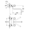 GROHE Costa L Смеситель для раковины с поворотным изливом, хромированный
