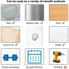 20 transparent self-adhesive hooks, no drilling required, up to 3 kg