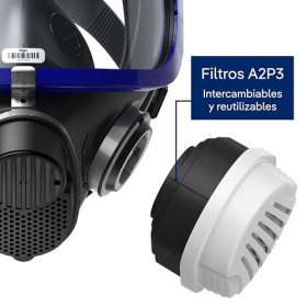 Полная защитная маска-респиратор Dräger X-plore 5500 с фильтрами A2 P3 для работы и защиты