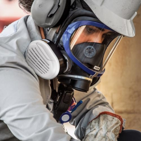 Полная защитная маска-респиратор Dräger X-plore 5500 с фильтрами A2 P3 для работы и защиты