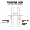 Cerradura de puerta inteligente con lector de huellas dactilares, teclado y aplicación, WiFi/Bluetooth, para casa y hotel