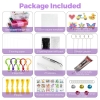 Iron-on bead set, 11,000 beads, 5mm, with storage box, 24 colors, DIY for children