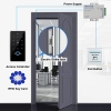 Sistema de acceso biométrico FST con huella dactilar, RFID y cerradura eléctrica
