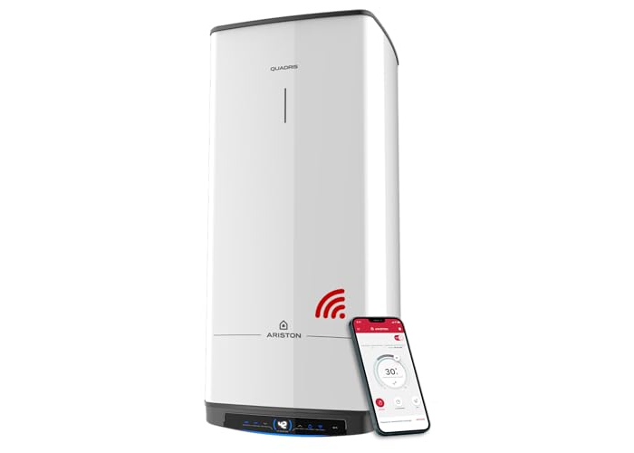 Ariston Quadris WiFi 150L Kompakter Elektro-Wassererhitzer Smart Eco Evo Ariston Quadris WiFi 150L Kompakter Elektro-Wassererhitzer Smart Eco Evo