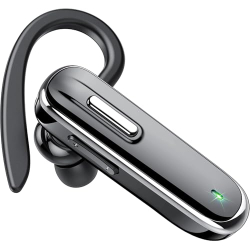 IKG Auriculares Manos Libres con Doble micrófono V5.3 Auriculares Bluetooth con 25 Horas de conversación, micrófono silenciado, conexión de Dispositivo para Conducir/Negocios/Oficina