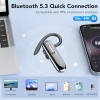 IKG Freisprech-Kopfhörer mit Dual-Mikrofon V5.3 Bluetooth-Headset mit 25 Stunden Sprechzeit, Mikrofon-Stummschaltung, Geräteanschluss für Fahren/Geschäft/Büro