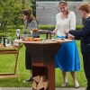 Barbecook Nestor Original Fire Pit with Plancha & Side Tables, Corten Steel