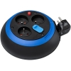 Котушка для кабелю Brennenstuhl Design-Box CL-S з USB, 3 розетками та 2 USB-портами для зарядки