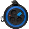 Котушка для кабелю Brennenstuhl Design-Box CL-S з USB, 3 розетками та 2 USB-портами для зарядки