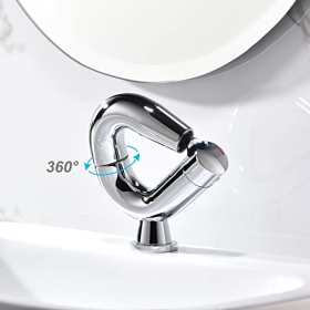 Mischbatterie Design von Aimadi für Bad und Waschbecken, Chrom