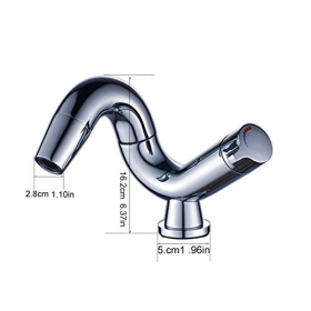 Mischbatterie Design von Aimadi für Bad und Waschbecken, Chrom