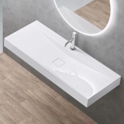doporro Aufsatzwaschbecken Colossum810 120 cm – Weiß