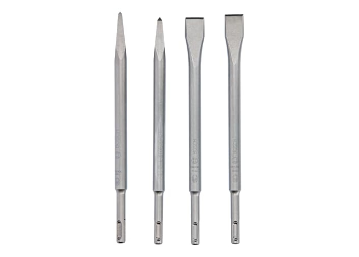 Juego de cinceles Bosch PRO SDS plus-4C – Para hormigón y ladrillo, accesorios profesionales Juego de cinceles Bosch PRO SDS plus-4C – Para hormigón y ladrillo, accesorios profesionales