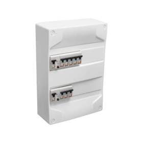 DEBFLEX Verteilerkasten 2-reihig, Vorgefertigt und Modular