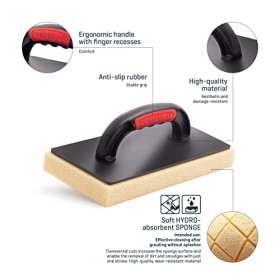 Cubo para azulejos COMENSAL XL con kit de limpieza, ruedas y accesorios. Fabricado en la UE.