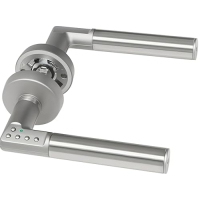 Manija electrónica elegante Yale, derecha, acero inoxidable, código PIN, hasta 9 usuarios + 1 administrador.