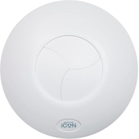 Вентилятор для ванной комнаты Quiet Airflow iCON 60, 150 мм, 78 л/с, 66,3 Вт, обратный клапан, опционально датчик движения (PIR), датчик влажности и таймер