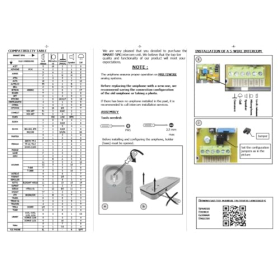 Cyfral Smart 5p Universelles Haustelefon 4–6 Leitungen