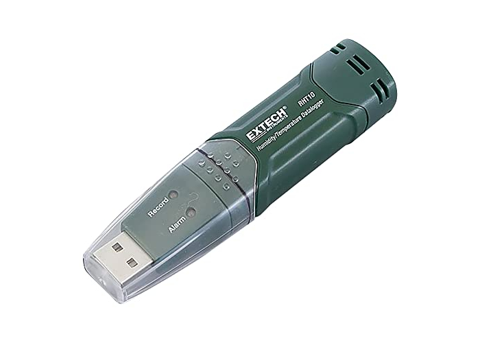 USB-регистратор данных Extech RHT10 для измерения температуры и влажности USB-регистратор данных Extech RHT10 для измерения температуры и влажности
