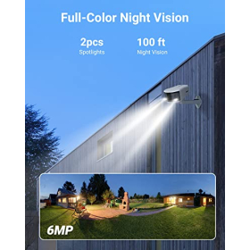 ANNKE FCD600 Dual-Linsen Outdoor Sicherheitskamera 6 MP, 180° Weitwinkel, Nachtvision, Personen- & Fahrzeugerkennung