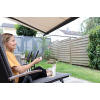 Premium Smart Home radio-controlled awning drive with solar panel, battery & power supply from Schellenberg