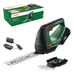 Акумуляторний тример для газонів та живоплотів AdvancedShear 18V-10 від Bosch, система 18 В, включаючи акумулятор 2,0 Аг, до 85 м²