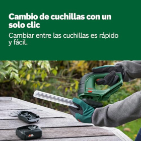 Аккумуляторный триммер и кусторез Bosch AdvancedShear 18V-10 от Bosch, 18 В, с аккумулятором 2,0 А·ч, до 85 м² на одной зарядке