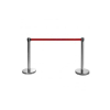 Basic 300 passenger guidance system, barrier tape 3 m, red, set of 2