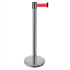 Basic 300 passenger guidance system, barrier tape 3 m, red, set of 2