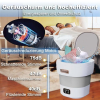 Mini camping washing machine 15 L, 2-in-1 spin dryer, portable, grey