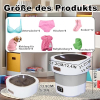 Mini camping washing machine 15 L, 2-in-1 spin dryer, portable, grey