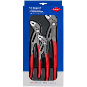KNIPEX Cobra Water Pump Pliers Set – 3-piece, Self-locking 150–300 mm