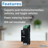 Shelly Qubino Wave Pro Shutter Z-Wave – Control de persianas enrollables de 2 canales, montaje en carril DIN
